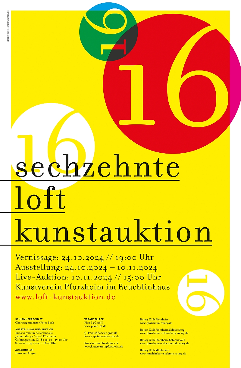 sechzehnte loft kunstauktion